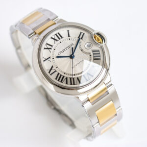 까르띠에 발롱 블루 워치 40mm 오토메틱 콤비 W2BB0022 - 이미지 4