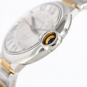 까르띠에 발롱 블루 워치 40mm 오토메틱 콤비 W2BB0022 - 이미지 6