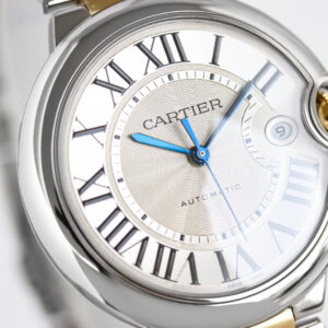 까르띠에 발롱 블루 워치 40mm 오토메틱 콤비 W2BB0022 - 이미지 9
