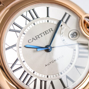 까르띠에 발롱 블루 워치 40mm 오토메틱 로즈 골드 WGBB0039 - 이미지 5