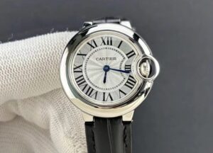 까르띠에 발롱 블루 워치 28mm / 33mm 쿼츠 WSBB0034 블랙 밴드 - 이미지 3