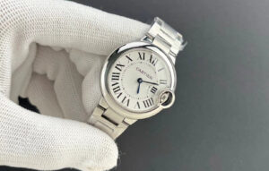 까르띠에 발롱 블루 워치 28mm / 33mm 쿼츠 스틸 WSBB0073 - 이미지 4