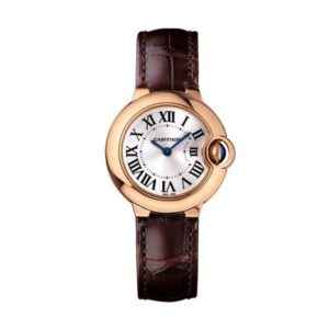 까르띠에 발롱 블루 드 까르띠에 워치 28mm / 33mm 쿼츠 WGBB0007 브라운 밴드