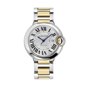 까르띠에 발롱 블루 워치 40mm 오토메틱 콤비 W2BB0022