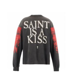 Alternative view of 세인트 미카엘 × 폴로스 ‘SAINT IS A KISS’ 롱슬리브 티셔츠 Ceo262