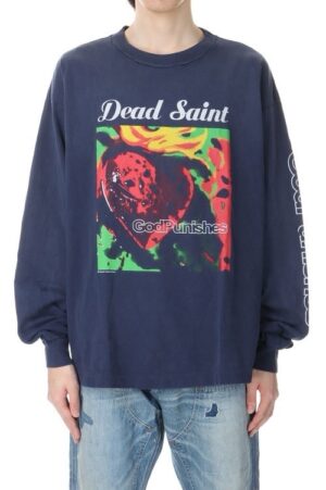 세인트 미카엘 DEAD SAINT 그래픽 워싱 롱슬리브 티셔츠 Ceo271 - 이미지 3