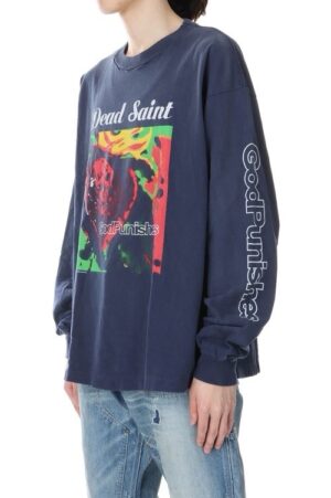 세인트 미카엘 DEAD SAINT 그래픽 워싱 롱슬리브 티셔츠 Ceo271 - 이미지 4