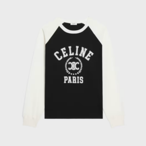 셀린* 여성 로고 배색 롱슬리브 티셔츠 26SS Ceo213