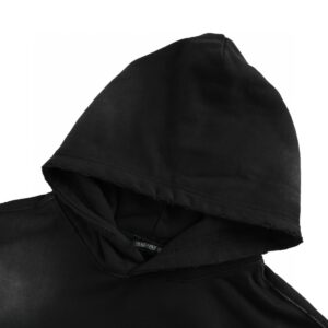 크롬하츠 중량 자수 패치 워싱 후드 티셔츠 Ceo230 - 이미지 4