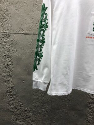 크롬하츠 십자가 프린트 롱슬리브 티셔츠 Ceo232 - 이미지 9