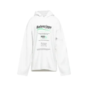 발렌시아가 로고 프린트 후드 티셔츠 Ceo301