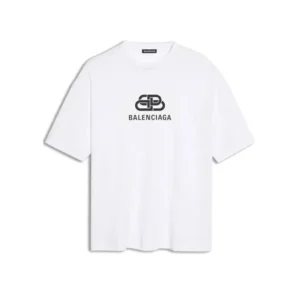 발렌시아가 BB 더블 B 로고 프린트 반팔 티셔츠 Ceo307-2
