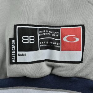 발렌시아가 마이크로 패치 자수 후드 스웻셔츠 Ceo302 - 이미지 6