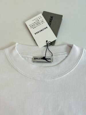 발렌시아가 BB 더블 B 로고 프린트 반팔 티셔츠 Ceo307-2 - 이미지 9