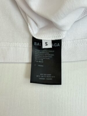 발렌시아가 BB 더블 B 로고 프린트 반팔 티셔츠 Ceo307-2 - 이미지 5