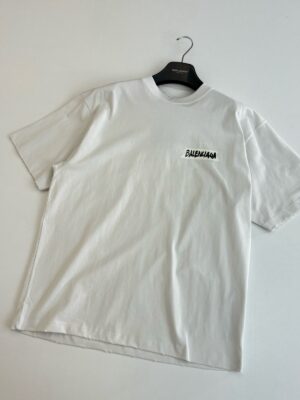 발렌시아가 러버 프린트 라운드 반팔 티셔츠 Ceo320-3 - 이미지 3
