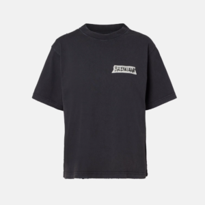 발렌시아가 러버 프린트 라운드 반팔 티셔츠 Ceo320