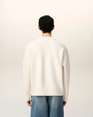 아미 드 꾀르 하트 로고 울 가디건 RA4063-3 - 이미지 4