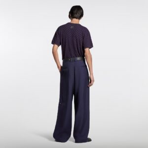 루이비* 다미에 자카드 반팔 티셔츠 RA4150 - 이미지 5