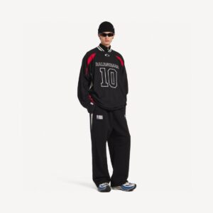 발렌시아가 × NBA 로고 트랙 팬츠 RA4183 - 이미지 3