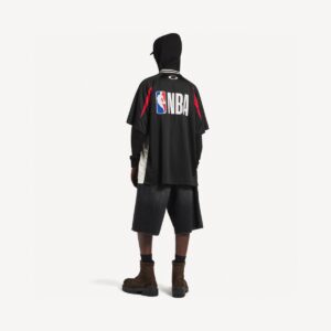 발렌시아가 × NBA 로고 오버핏 티셔츠 RA4185 - 이미지 5