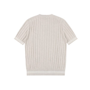 Alternative view of 브루넬로 쿠치넬리 립 니트 반팔 티셔츠 YP2038