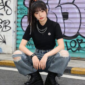 몽클레어 패치 반팔 폴로 티셔츠 YP2048 - 이미지 4