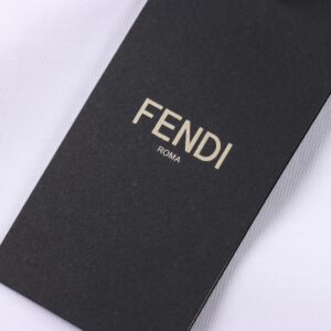 펜디 FF 로고 자수 펫 그래픽 반팔 티셔츠 YP2050-2 - 이미지 7