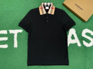 Alternative view of 버버리 체크 칼라 코튼 폴로 셔츠 RA4236