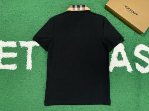 버버리 체크 칼라 코튼 폴로 셔츠 RA4236 - 이미지 3