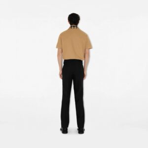 버버리 체크 칼라 코튼 폴로 셔츠 RA4236-3 - 이미지 4