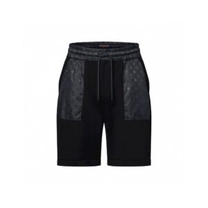 루이비* 모노그램 자카드 패널 코튼 밴딩 반바지 RA4272