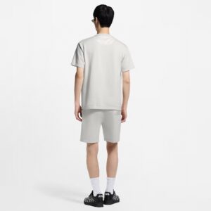 루이비* 모노그램 자카드 패널 코튼 밴딩 반바지 RA4272-2 - 이미지 4