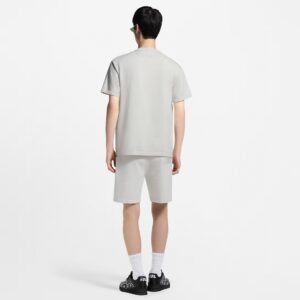 루이비* 모노그램 자카드 포켓 코튼 반팔 티셔츠 RA4273-2 - 이미지 4