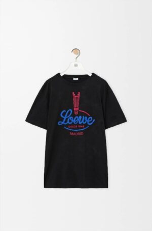 로에* 로고 그래픽 반팔 티셔츠 RA4291