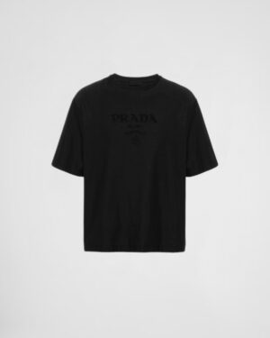 프라다 오버핏 로고 티셔츠 RA4296