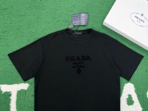 프라다 오버핏 로고 티셔츠 RA4296 - 이미지 4