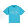 발렌시아가 WASHED CRAYON 로고 워싱 반팔 티셔츠 RA4306-2