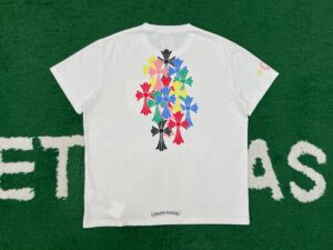 Alternative view of 크롬하츠 크로스 레터링 반팔 티셔츠 RA4309-2