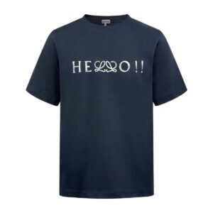 로에* 아나그램 HELLO 로고 반팔 티셔츠 66st734