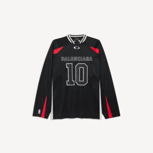 발렌시아가 x NBA 메쉬 배색 오버핏 긴팔 티셔츠 66st750-3