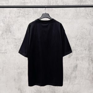 발렌시아가 그래피티 로고 오버핏 반팔 티셔츠 66st749-2 - 이미지 3