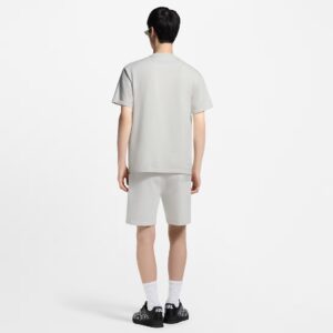 루이비* 모노그램 포켓 디테일 코튼 반팔 티셔츠 RA4390-3 - 이미지 4