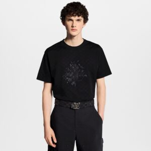 Alternative view of 루이비* Damier 자수 로고 반팔 티셔츠 RA4403