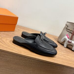 에르메* 오즈 뮬 블랙 블랙 - 이미지 4