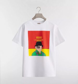디* 북 커버 프린트 오버핏 반팔 티셔츠 RA4467