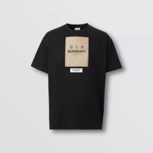 버버* 라벨 패치 로고 반팔 티셔츠 66ST522-3