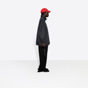발렌시아* DEFILE 더블레이어 윈드브레이커 자켓 블랙 LK302 - 이미지 3