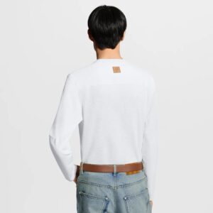 루이비* 와플 텍스처 롱슬리브 티셔츠 RM262MM 752 HVY16W-2 - 이미지 3