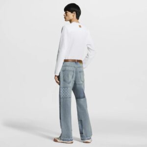루이비* 와플 텍스처 롱슬리브 티셔츠 RM262MM 752 HVY16W-2 - 이미지 4